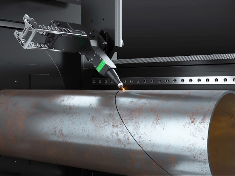 帶自動送料器的3D激光管材坡口切割機