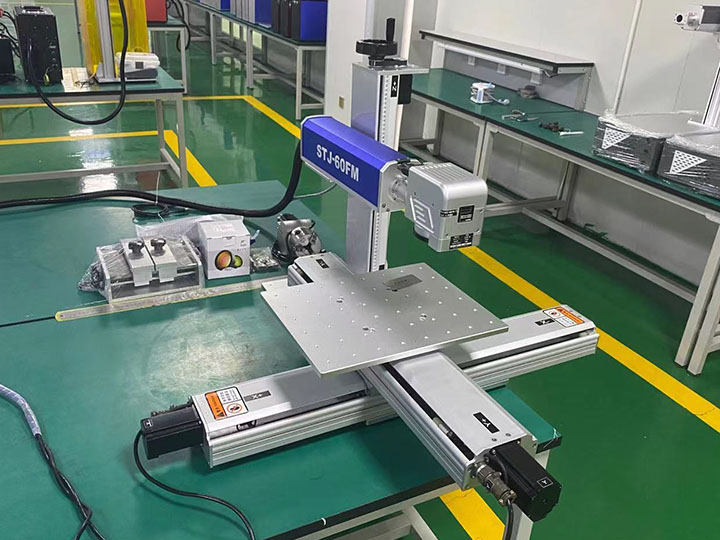 移動工作臺光纖激光雕刻機 移動工作臺光纖激光雕刻機